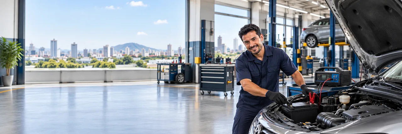Recarga de bateria automotiva