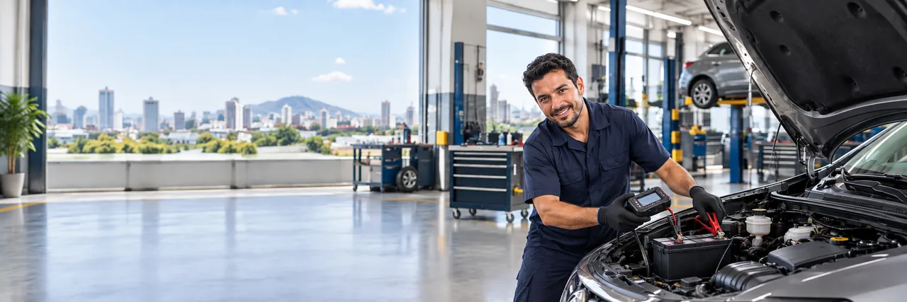 Teste de bateria automotiva